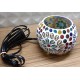 Home Decorative Jaipuri Handicraft Glass Votive Tealight Candle Holders With Wire