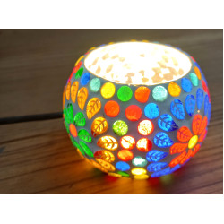 Home Decorative Jaipuri Handicraft Glass Votive Tealight Candle Holders With Wire Home Decorative Jaipuri Handicraft Glass Votive Tealight Candle Holders With Wire