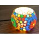 Home Decorative Jaipuri Handicraft Glass Votive Tealight Candle Holders With Wire Home Decorative Jaipuri Handicraft Glass Votive Tealight Candle Holders With Wire