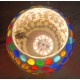 Home Decorative Jaipuri Handicraft Glass Votive Tealight Candle Holders With Wire