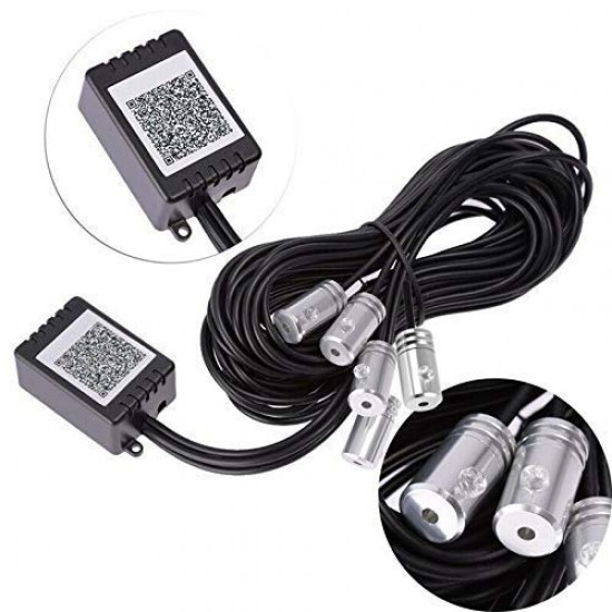 RGB App LED Car Atmosphere Interior Light With Optic Fibre Cable, EL Neon Strip Lamp With Bluetooth App Control RGB App LED Car Atmosphere Interior Light With Optic Fibre Cable, EL Neon Strip Lamp With Bluetooth App Control