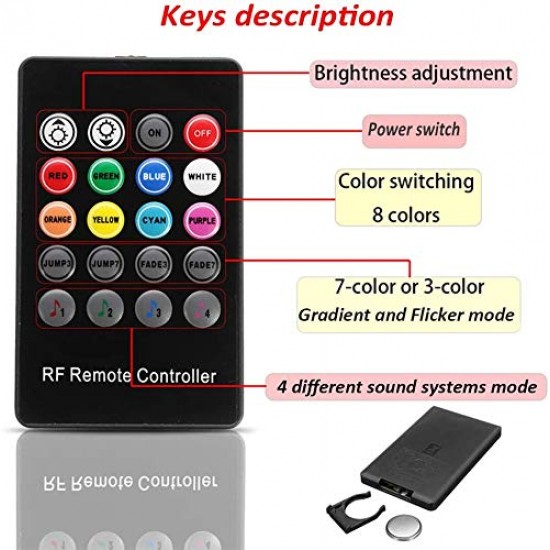 RGB App LED Car Atmosphere Interior Light With Optic Fibre Cable, EL Neon Strip Lamp With Bluetooth App Control RGB App LED Car Atmosphere Interior Light With Optic Fibre Cable, EL Neon Strip Lamp With Bluetooth App Control