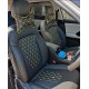 Motorbhp Leatherette Seat Covers Custom Bucket Fit Black With Yellow Thread