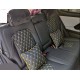 Motorbhp Leatherette Seat Covers Custom Bucket Fit Black With Yellow Thread