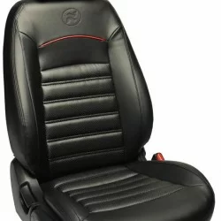 Motorbhp Leatherette Seat Covers Custom Bucket Fit Premium Black 