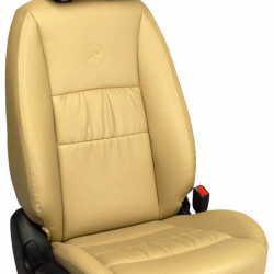 Motorbhp Leatherette Seat Covers Custom Bucket Fit Alpha Beige (Design 2) Motorbhp Leatherette Seat Covers Custom Bucket Fit Alpha Beige (Design 2)