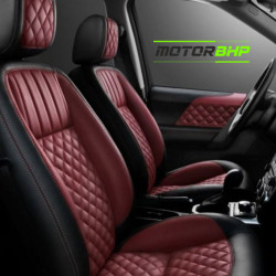 Motorbhp Leatherette Seat Covers Custom Bucket Fit Wine With Black Motorbhp Leatherette Seat Covers Custom Bucket Fit Wine With Black