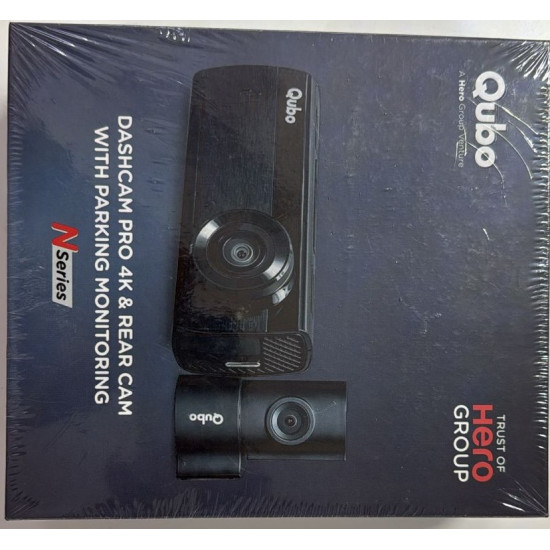 Qubo Smart DashCam Pro 4K + Rear Cam Qubo Smart DashCam Pro 4K + Rear Cam
