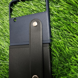 Slim Black/Blue Tough Case - For Samsung Galaxy Z Flip 4 Slim Black/Blue Tough Case - For Samsung Galaxy Z Flip 4