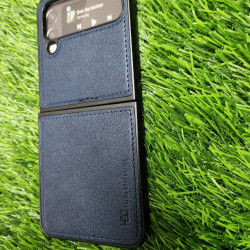 Slim Blue Tough Case - For Samsung Galaxy Z Flip 4 Slim Blue Tough Case - For Samsung Galaxy Z Flip 4