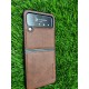 Slim Brown Tough Case - For Samsung Galaxy Z Flip 4