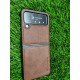 Slim Brown Tough Case - For Samsung Galaxy Z Flip 4