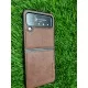 Slim Brown Tough Case - For Samsung Galaxy Z Flip 4