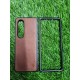 Genuine Leather Case For Samsung Galaxy Z Fold 4 - Brown Genuine Leather Case For Samsung Galaxy Z Fold 4 - Brown