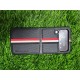 Genuine Leather Case For Samsung Galaxy Z Flip 4 - Black With Strips