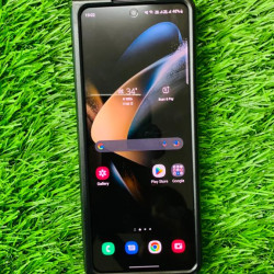 Genuine Leather Case For Samsung Galaxy Z Fold 4 - Black Genuine Leather Case For Samsung Galaxy Z Fold 4 - Black