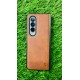 Genuine Leather Case For Samsung Galaxy Z Fold 4 - Brown Genuine Leather Case For Samsung Galaxy Z Fold 4 - Brown