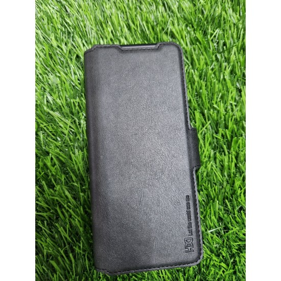 Genuine Leather Case For Samsung Galaxy Z Fold 4 - Black