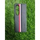 Genuine Leather Case For Samsung Galaxy Z Fold 4 - Black With Strips Genuine Leather Case For Samsung Galaxy Z Fold 4 - Black With Strips