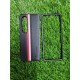 Genuine Leather Case For Samsung Galaxy Z Fold 4 - Black With Strips Genuine Leather Case For Samsung Galaxy Z Fold 4 - Black With Strips
