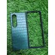 Green Crocodile Texture Leather Case For Samsung Galaxy Z Fold 4