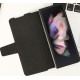 Genuine Leather Case For Samsung Galaxy Z Fold 4 - Black Genuine Leather Case For Samsung Galaxy Z Fold 4 - Black