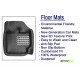 4.5D Universal Car Floor Mat Black - Tata Punch by Motorbhp