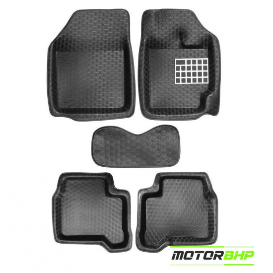 4.5D Universal Car Floor Mat Black - Ford Figo Aspire by Motorbhp