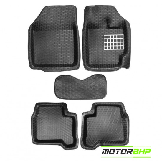 4.5D Universal Car Floor Mat Black - Hyundai Creta 2015 by Motorbhp