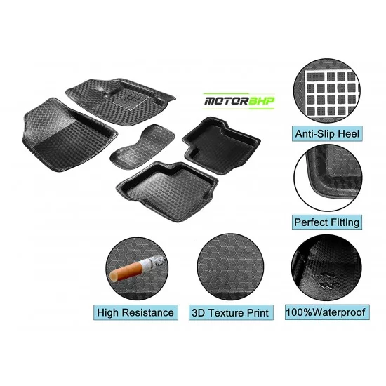 4.5D Universal Car Floor Mat Black - Ford Freestyle by Motorbhp 4.5D Universal Car Floor Mat Black - Ford Freestyle by Motorbhp