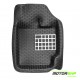 4.5D Universal Car Floor Mat Black - Hyundai Aura by Motorbhp