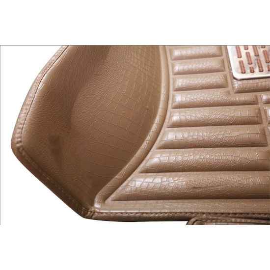 Ford EcoSport Old Premium Quality 5D Car Floor Mat- Beige