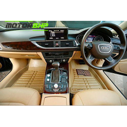 Ford EcoSport Old Premium Quality 5D Car Floor Mat- Beige