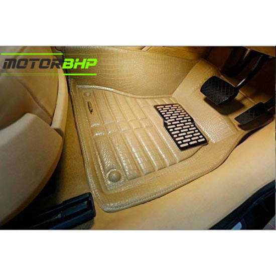 Ford EcoSport Old Premium Quality 5D Car Floor Mat- Beige