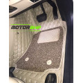 7D Car Floor Mats-Beige