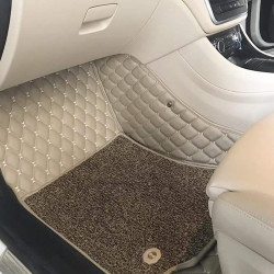 7D Car Floor Mat Beige - Ford Figo Aspire by Motorbhp 7D Car Floor Mat Beige - Ford Figo Aspire by Motorbhp