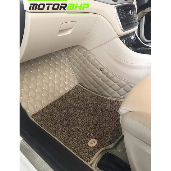 7D Car Floor Mat Beige - Ford Figo Aspire by Motorbhp