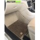 7D Car Floor Mat Beige - Mahindra XUV500 (2018 Onwards) by Motorbhp
