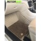 7D Car Floor Mat Beige - Honda City 2014 iDtec by Motorbhp