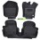 7D Car Floor Mats-Black