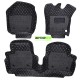 7D Car Floor Mat Black - Ford Freestyle by Motorbhp