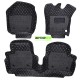 7D Car Floor Mat Black - Skoda Kushaq by Motorbhp