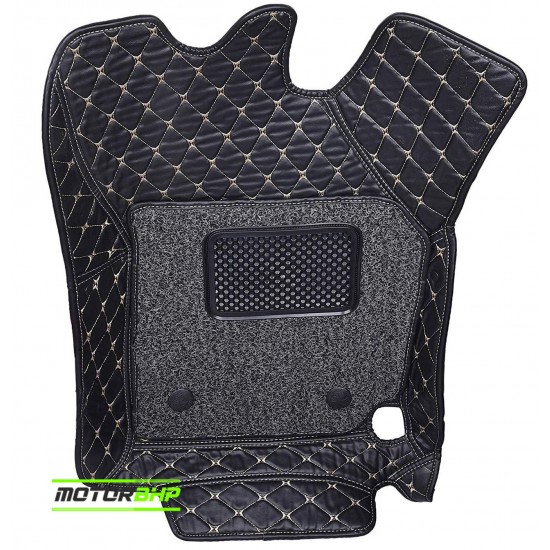 7D Car Floor Mat Black - Skoda Kushaq by Motorbhp