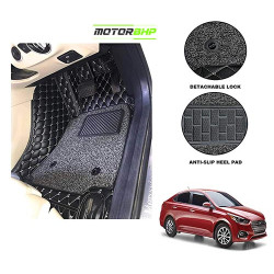  Hyundai Verna (2014-2019 Onwards) 7D Mat Black 