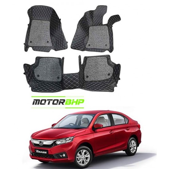 Honda Amaze (2018 Onwards) 7D Mat Black 