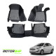 7D Car Floor Mat Black - Ford Figo Aspire by Motorbhp