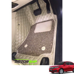 7D Car Floor Mat Beige - Honda Amaze by Motorbhp 7D Car Floor Mat Beige - Honda Amaze by Motorbhp
