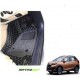 7D Car Floor Mat Black - Honda WRV by Motorbhp