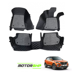 7D Car Floor Mat Black - Hyundai Creta 2018 by Motorbhp 7D Car Floor Mat Black - Hyundai Creta 2018 by Motorbhp