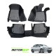7D Car Floor Mat Black - Hyundai Verna Fluidic by Motorbhp